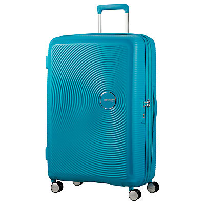 American Tourister Soundbox 4-Wheel 77cm Suitcase Summer Blue